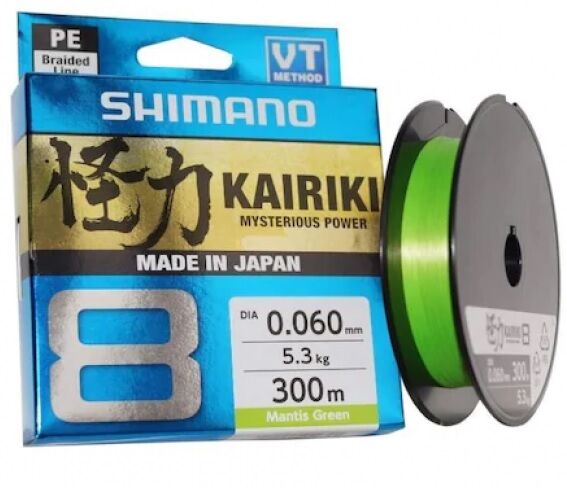 SHIMANO KAIRIKI 8 300M MANTIS GREEN 0.060MM/5.3KG - 1