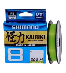 Shimano Kairiki 8 300m Mantis Green 0.230mm/22.5kg ip - SHIMANO