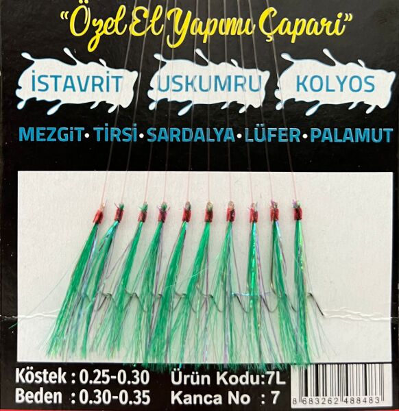 VURGUN CAPARI KOYU YESIL URUN KODU:7L - 1