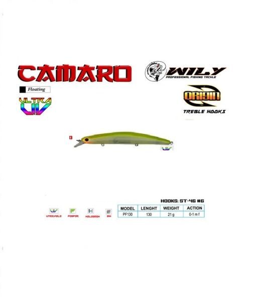 WILY CAMARO MAKET BALIK 130MM 21GR 13 - 1