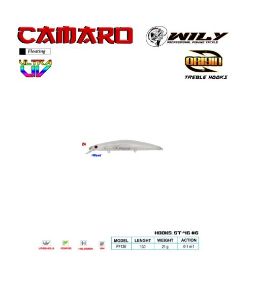 WILY CAMARO MAKET BALIK 130MM 21GR 24 - 1