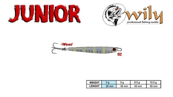 WILY JUNIOR JIG 10,5 GR 5.5CM CL:032 - 1