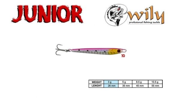 WILY JUNIOR JIG 10,5 GR 5.5CM CL:10 - 1