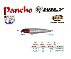 WILY PANCHO 10CM MAKET BALIK 14.5GR C:50 - WILY